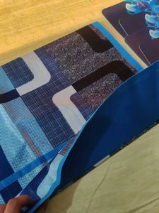 Blue Floral Placemat  freez uper cover Set
