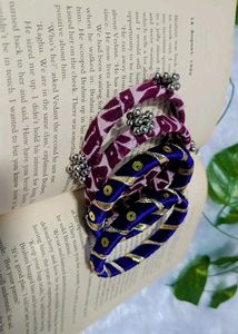 Navratri  Special Handcrafted Bangles &amp; Earrings
