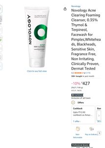 Novology Acne Deep Clearing Cleanser