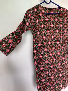 Multicolour Short Kurti