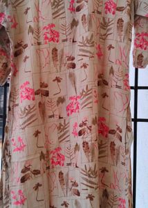 Women's Kurta with Floral Print