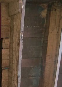 Vintage Wooden Shelving Unit Old Stock Very Heavy