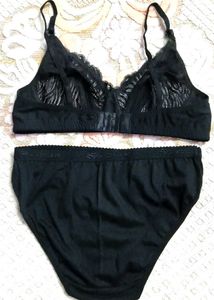 Black Bra and Panty Set