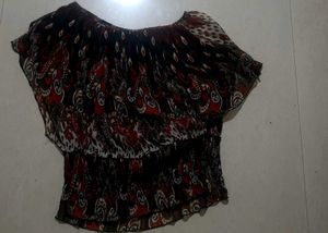 cute multi color top