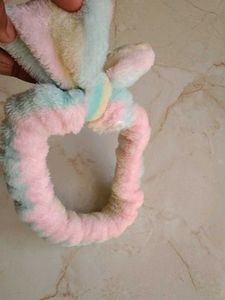Fluffy Rainbow Headband