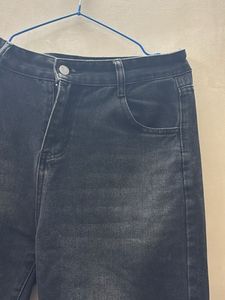 savana black wide leg jeans
