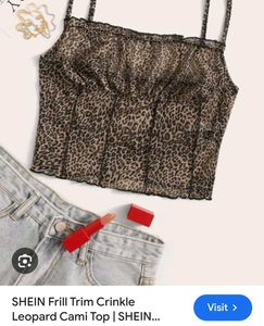 Leopard Print Cami Top