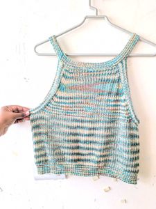 Striped Knit Tank Top