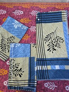 Blue &amp; Beige Bedsheet