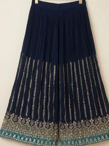 Embroidered Mirror Kurta Set with Sharara Pants