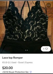 Black Lace Bodysuit Jumpsuit