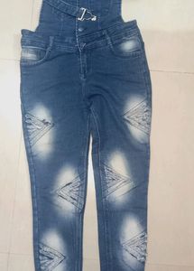 Denim Dungree For Women
