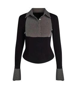office black long sleeve top y2k fitted🎀