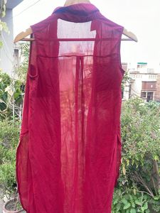 Stylish Sleeveless Long Top