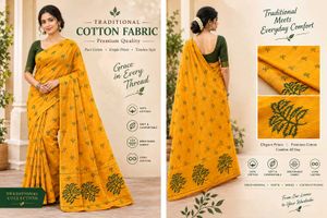 Sungudi cotton saree