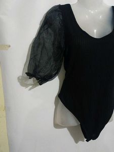 DAMN CUTE BLACK BODYSUIT
