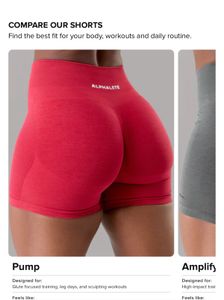 Hot Pink High-Waisted Biker Shorts