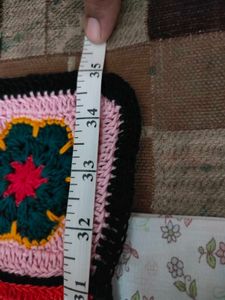 Multicolor Crochet Table Runner
