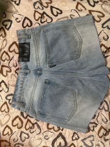 Light Wash Denim Shorts