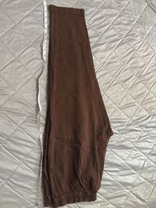 Cotton Brown Pyjama With Pockets