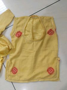 Yellow Lehenga Choli Set with Dupatta