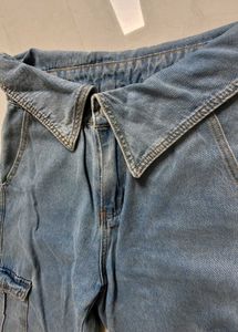 Wide Leg Cargo Jeans