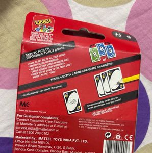 Unused brand new UNO Card Game Mattel