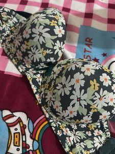 Floral Print Double Padded Bra