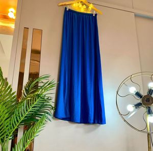 ZARA Royal Blue Maxi Skirt