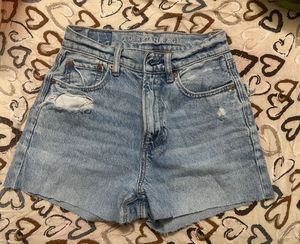 y2k American Eagle Distressed Denim Shorts