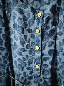 Blue Floral Print maxi dress 💙👗