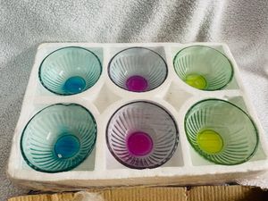 ❗FREE DELIVERY❗6 pc Glass Bowls New And Packed
