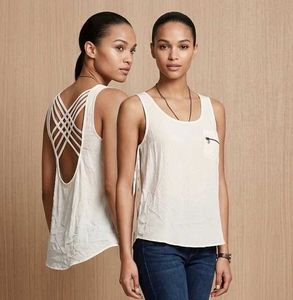🌸 Papaya Strappy Back Rayon Tank Top