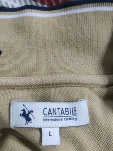 Men's Mustard Yellow Polo T-Shirt