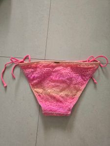 Pink Crochet Bikini Set