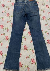 Trendy Blue Bootcut Jeans