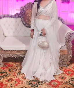 White Lehenga Choli Set