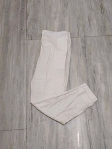 White Cotton Pants