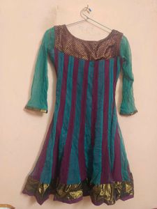 Designer Anarkali Kurta with Embellishments