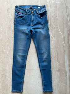 Lee Cooper Women Blue Skinny Fit Jeans 32