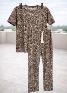 Leopard Print Pajama Pants