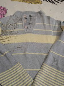 Striped Grey Pullover