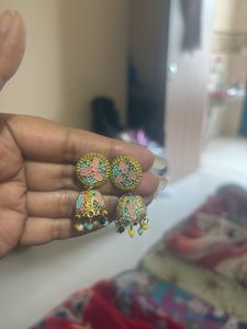Boho Jhumka Earrings