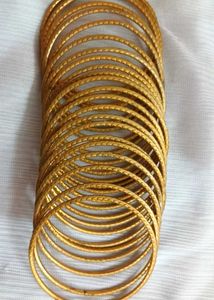 Set of Golden Bangles