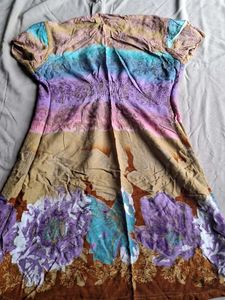 Bohemian Floral Print Dress