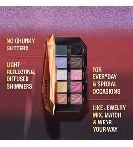 LAKME Eyeshadow Palette in Midnight Metal