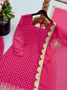Beautiful Pink Kurta Set with Dupatta