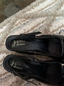 Elegant Black Slingback Heels