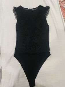 Zara Trafaluc Sheer Lace Top