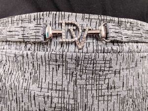 Stylish Grey Textured Trousers